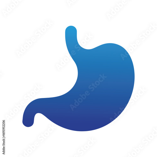 Clean stomach icon for digestive health representation