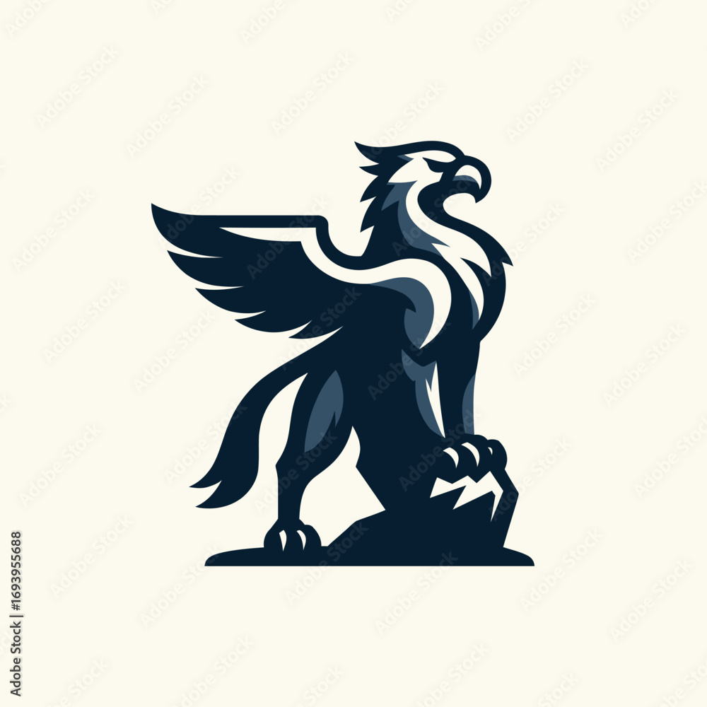 Obraz premium Majestic Griffin Logo