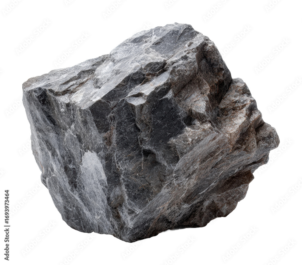 Fototapeta premium Natural rock formation environment stone texture view isolated on transparent background