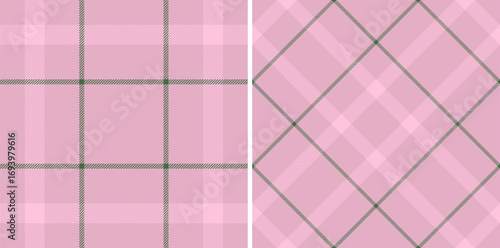 Textile fabric vector of texture plaid background with a seamless pattern check tartan. Set in christmas colors. Cozy living room ideas.