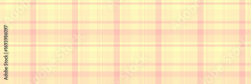 Workshop vector plaid textile, spanish tartan seamless background. Korean pattern fabric check texture in light and peach puff colors.