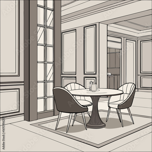 interior design of living room