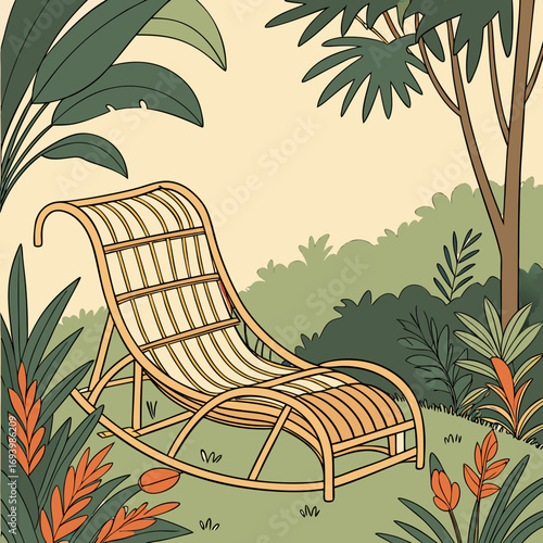 chair in the garden