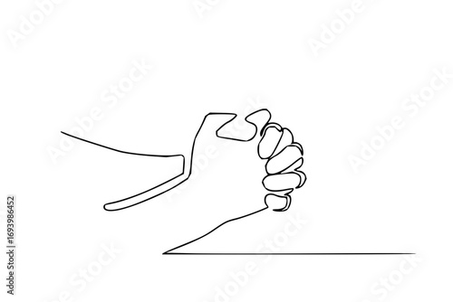 Praying hands conveying hope and faith in a moment of quiet reflection
