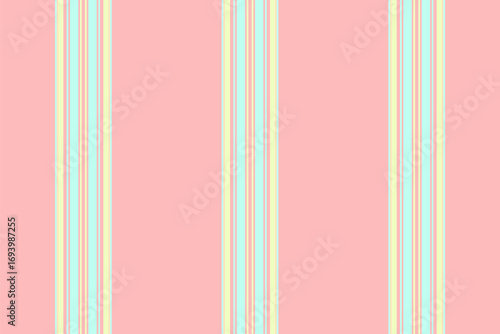 Purable vector textile background, single lines texture fabric. Kimensional seamless pattern stripe vertical in light and bisque colors.