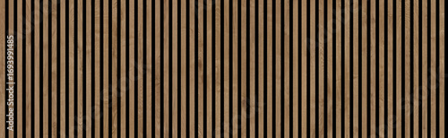 natural wood lath line arrange pattern, wooden strip background, wooden slate.