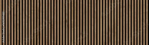 Panel kuchenny z motywem natural wood lath line arrange pattern, wooden strip background, wooden slate.