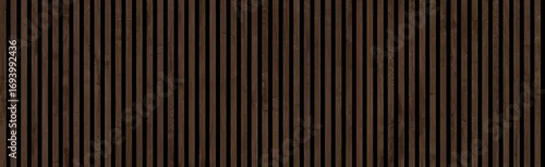 Panel kuchenny z motywem natural wood lath line arrange pattern, wooden strip background, wooden slate.