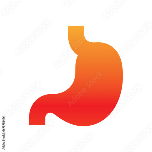 Creative Stomach Logo Illustration for Healthcare and Digestive Awareness Branding