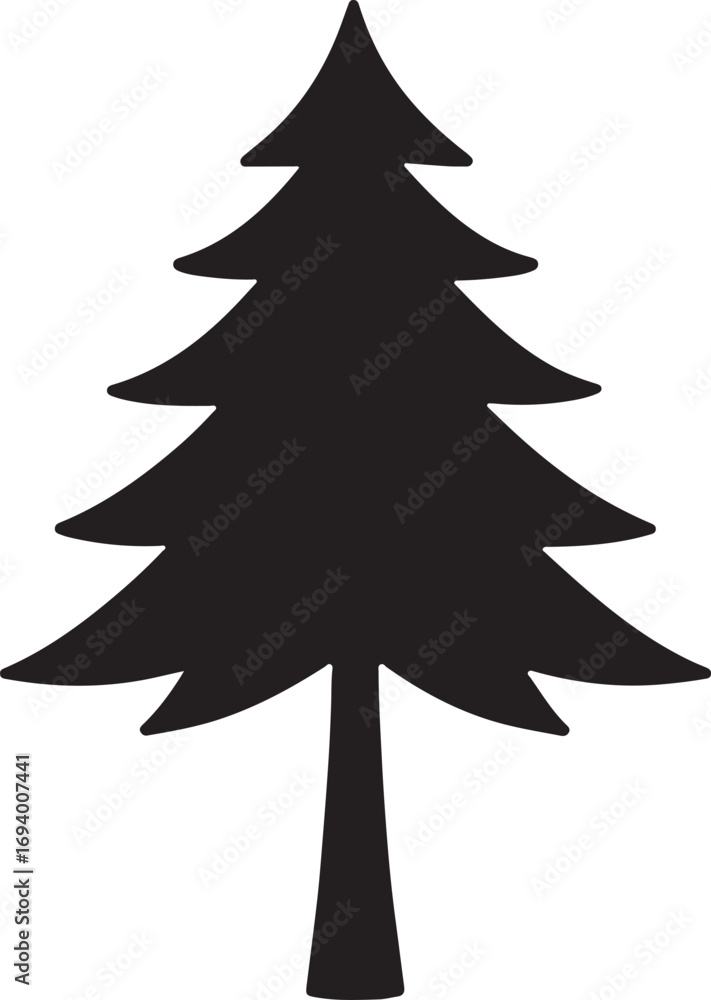 Fototapeta premium Elegant tree silhouette design