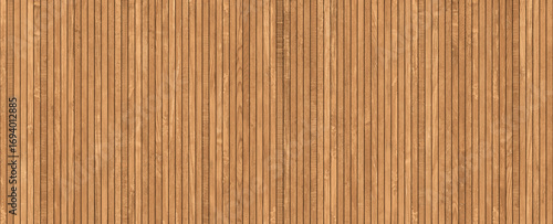 natural wood lath line arrange pattern, wooden strip background, wooden slate.