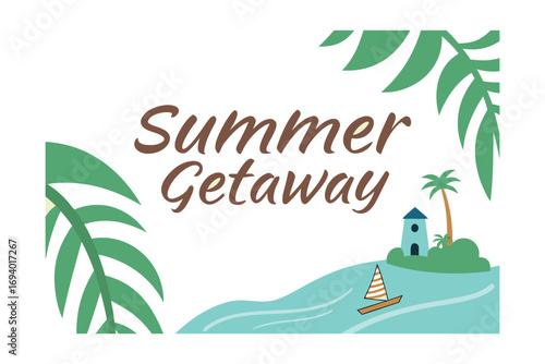 summer travel flyer luxury templates tropical destination flyer
