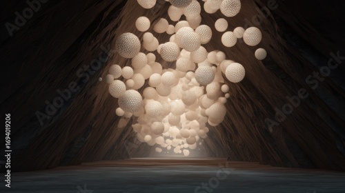 High Fidelity Visualization of Conceptual Sci-Fi CO Molecules in Dramatic Environment