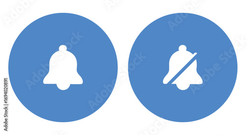 mute icon. silent icon Bell Silent icon silent mode for app and web UI design