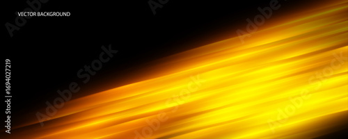 Yellow magic spirals with sparkles. Golden glowing shiny spiral lines effect. Luxury background with golden light effect decoration.