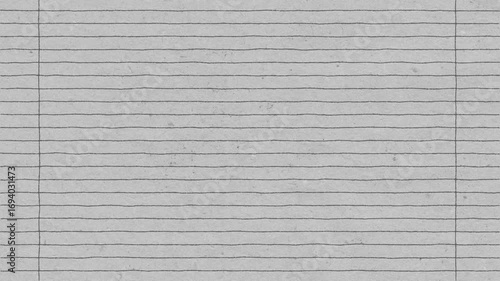 Textured notebook paper background featuring lined pages and borders ideal for stationery and office designs