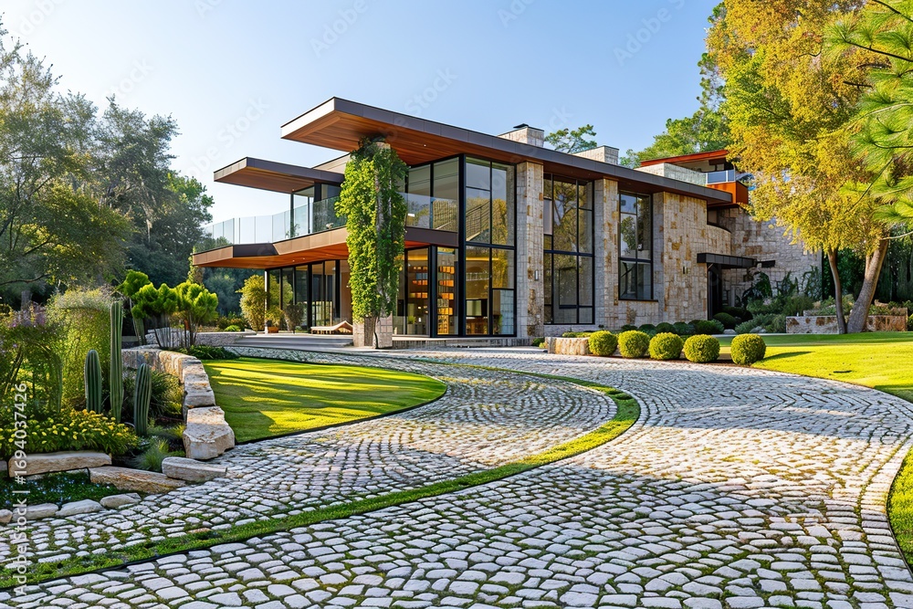 Fototapeta premium old house in the park