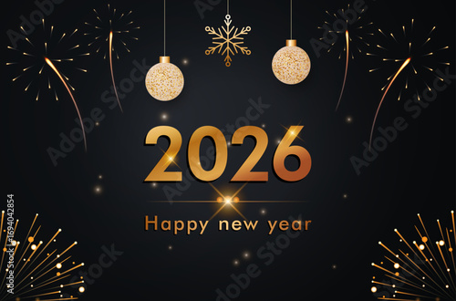 new year 2025 background with golden colour