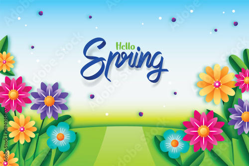 spring days, spring season, blooming flowers, cherry blossoms, fresh air, sunny day, spring garden, butterflies, green grass, spring landscape, springtime, nature revival, colorful flowers, morning de