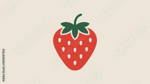 Strawberry Illustration for Food and Fruit Designs