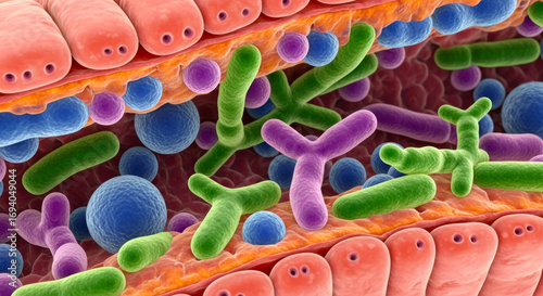 乳酸菌とビフィズス菌と酪酸菌が体内で働く