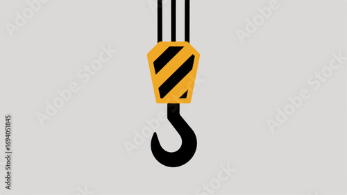 Crane Hook Image for Construction and Safety