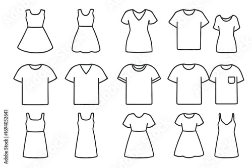 Thermometer icon set, editable stroke, vector cartoon illustrations for web, books, cards, apps, transparent background, ordered set, medical and weather symbols collection