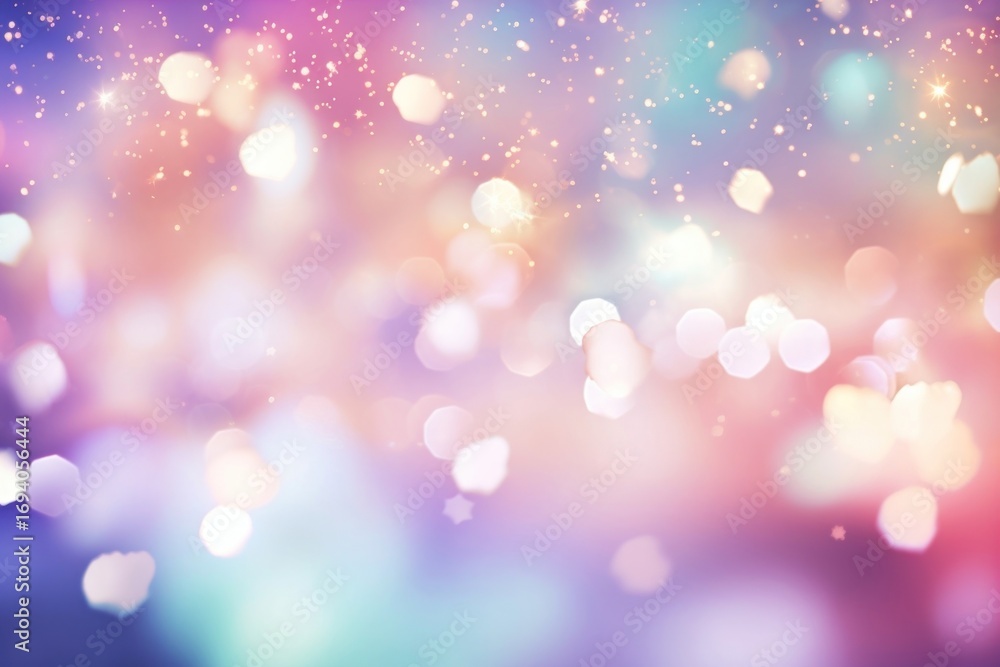 Fototapeta premium Star bokeh effect background backgrounds outdoors glitter.