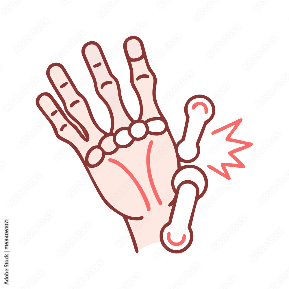 Obraz premium hand with finger print