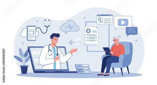 Virtual Doctor Consultation.