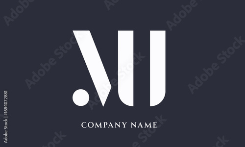MU, UM Alphabets Letters Logo Monogram (5000x3000 pixels, 300dpi)