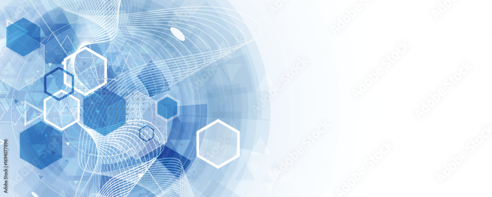Obraz premium New technology and business abstract modern background