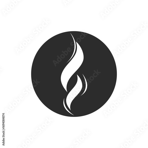 Hair wave logo