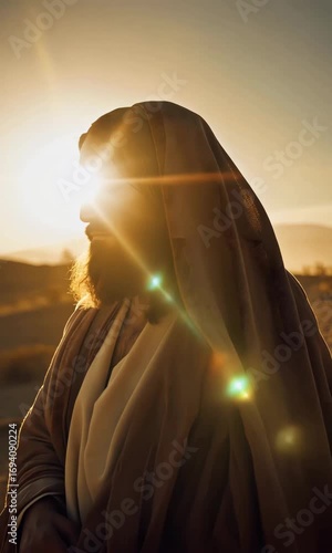 Jesus Fasted for 40 Days and 40 Nights in the Desert. Temptation of Christ