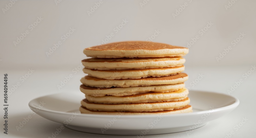 custom made wallpaper toronto digitalStack of Golden Circles on a White Dish, Illuminated by Soft, Neutral Lighting.