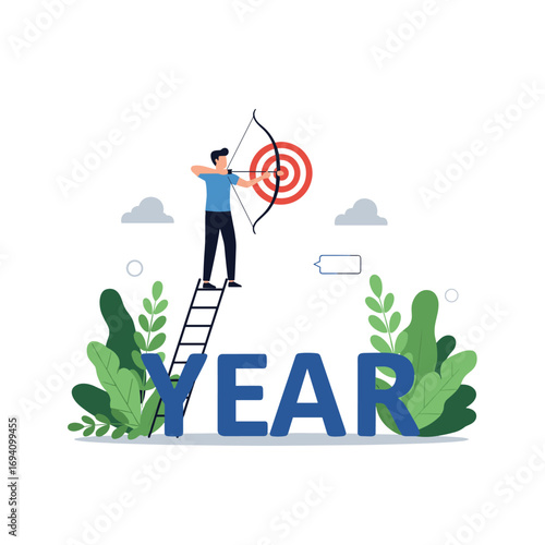 Achieving ambitious goals and targets for the coming year with determination and focus
