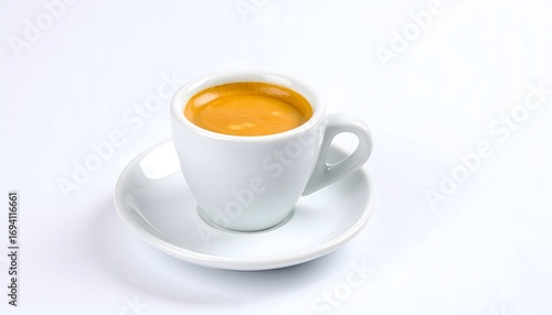 Wallpaper Mural Aromatic Espresso Coffee in White Cup on Saucer Torontodigital.ca