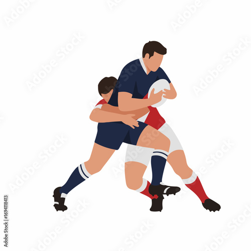 football player with ball