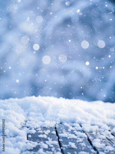 Wallpaper Mural Snowfall action scene winter wonderland nature photography serene environment close-up view tranquility concept Torontodigital.ca