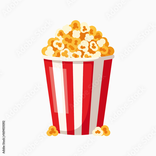 Deliciously Salty and Crispy Popcorn Ready for Your Movie Night Entertainment