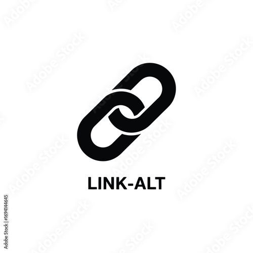 Interlocking Chains, Connection, Rounded Shapes, Isolated, Symbol, Transparent
