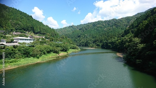 Yahagi river in the mountains