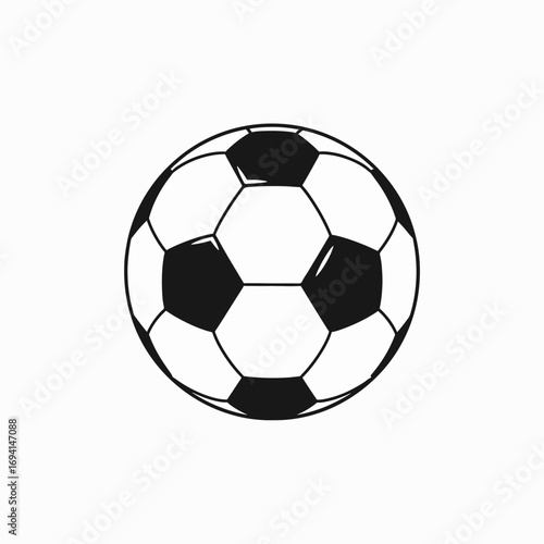 A Classic Soccer Ball Design for Sports Enthusiasts and Outdoor Play