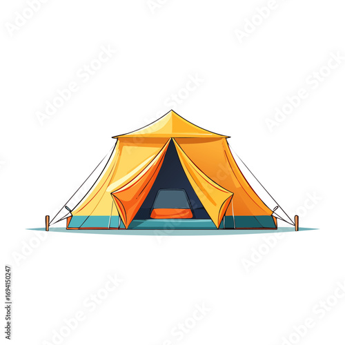 Outdoor Camping Tent Isolated