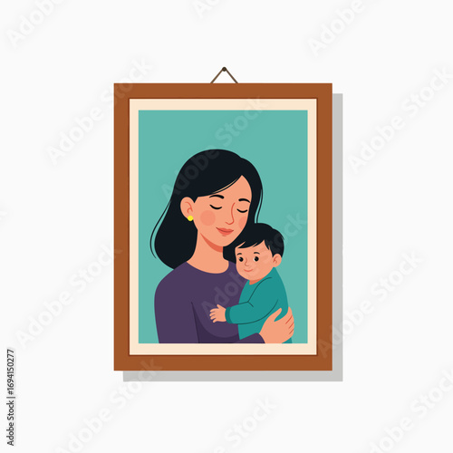 A Heartwarming Portrait Captures Tender Moments Between Mother and Child