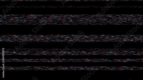 Digital Glitch noise glitch effect noise static television VFX pack. Visual video effects stripes background, tv screen Video, transition effect for video editing, intro, TV VHS real. 3D Illustration