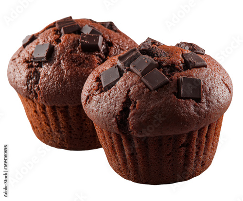 фотографія PNG,transparent background,no background,Indulge in these decadent double chocol