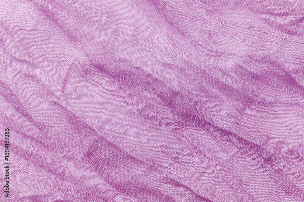 Fototapeta premium Dusty pink linen fabric texture background close up