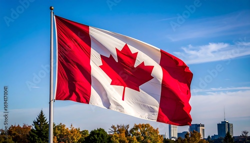 Canadian pride flying high: A vivid display of national identity and patriotism