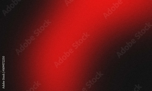 Red Arc on Black – Abstract Gradient Light